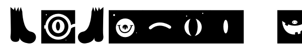 Monster Happy font preview